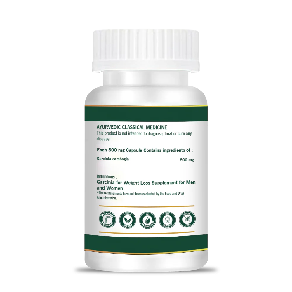 Add Veda Garcinia Capsules 500 mg - Ayurvedic Weight Loss & Metabolism Booster (60 Capsules) - Image 3