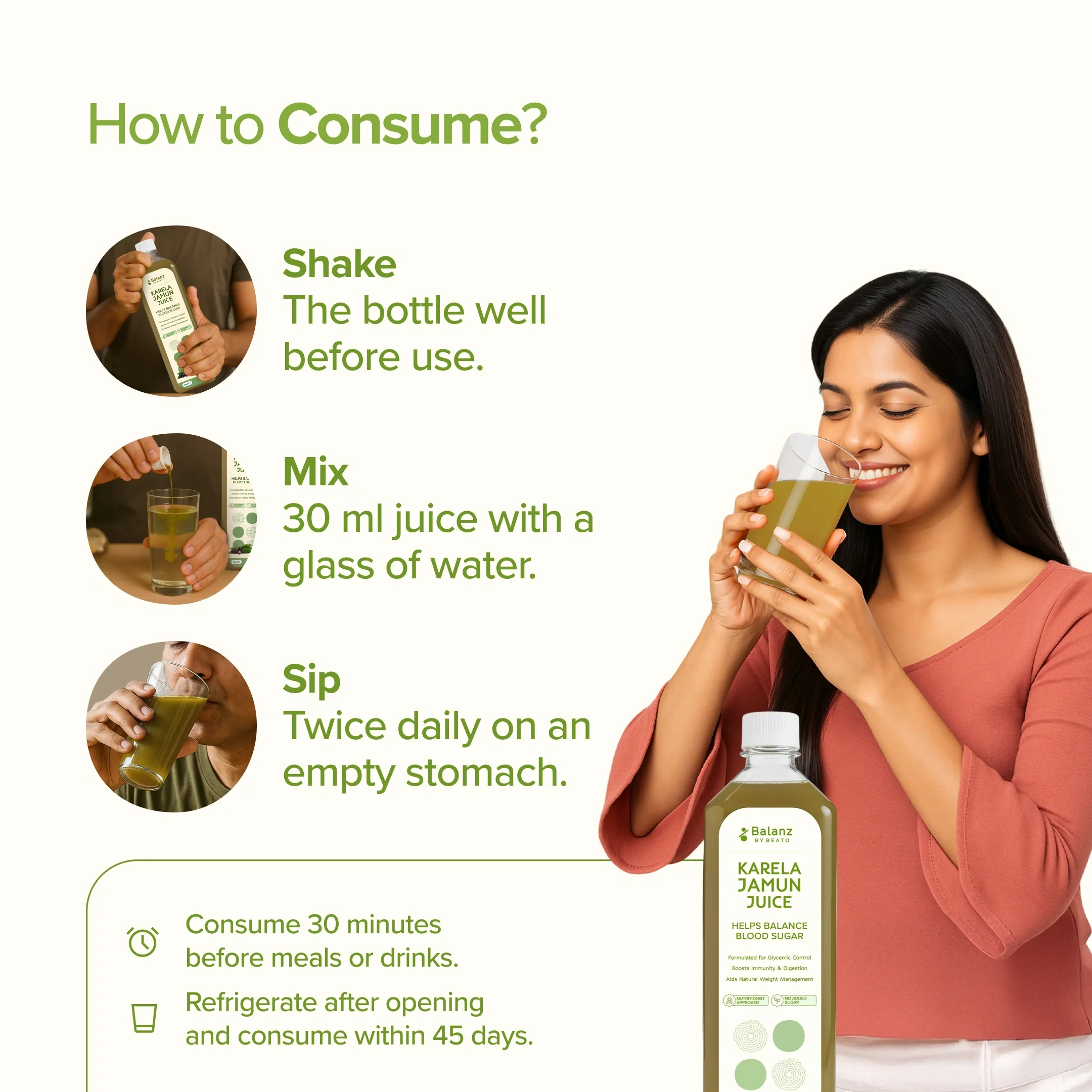 Balanz (by BeatO) Karela Jamun Juice (1L) - Image 6