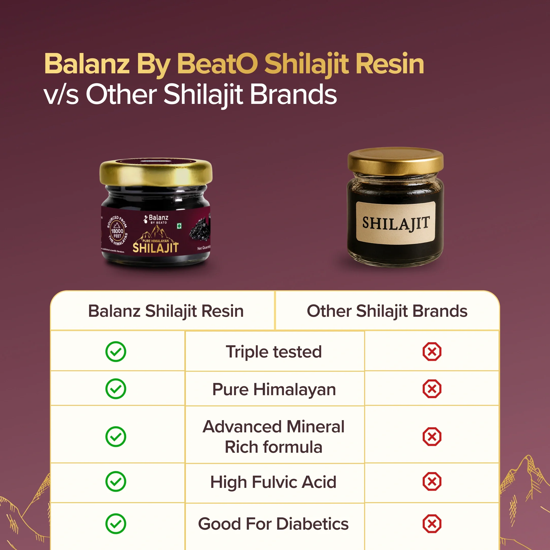 Balanz by BeatO Pure Himalayan Shilajit Resin – 20g | 85+ Minerals, 75% Fulvic Acid, Boosts Energy, Stamina, Immunity & Recovery | Zero Sugar | Tested for Purity - Image 6