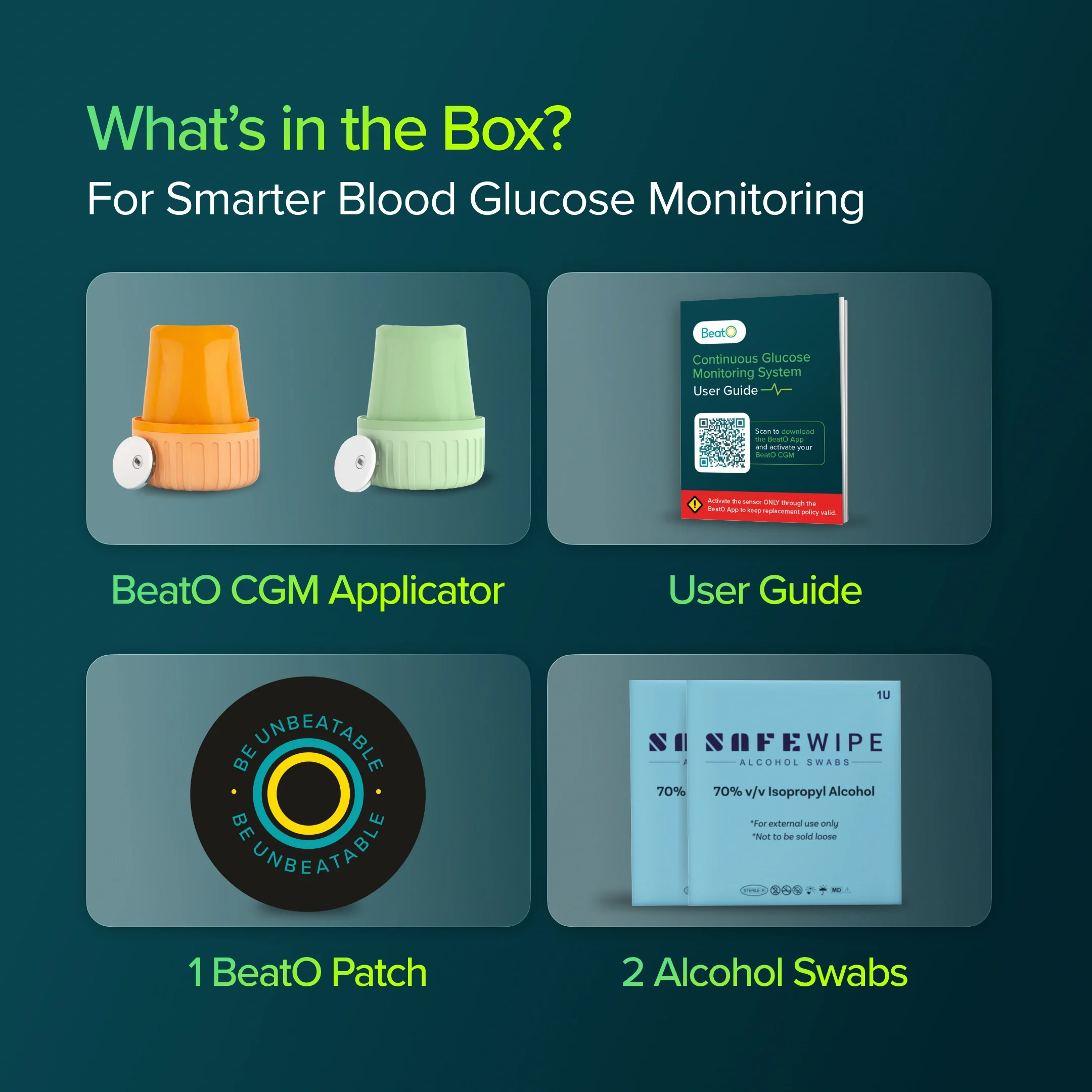 BeatO CGM Glucose Monitor for diabetes | Bluetooth Connected CGM Sugar Test Machine for home | 15-Day Glucose Tracking | No-Scan, One-Push Application - Image 12