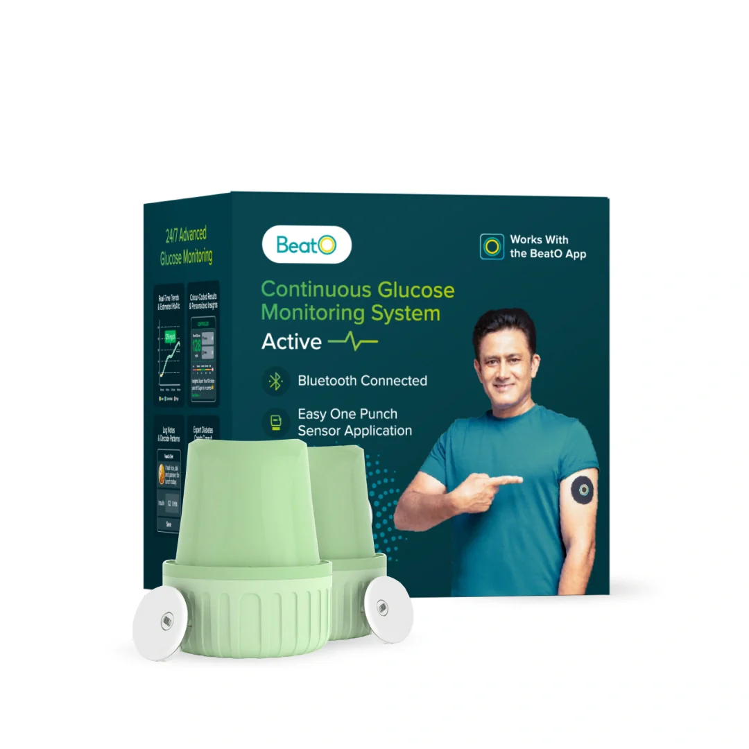 BeatO CGM Glucose Monitor for diabetes | Bluetooth Connected CGM Sugar Test Machine for home | 15-Day Glucose Tracking | No-Scan, One-Push Application - Image 13