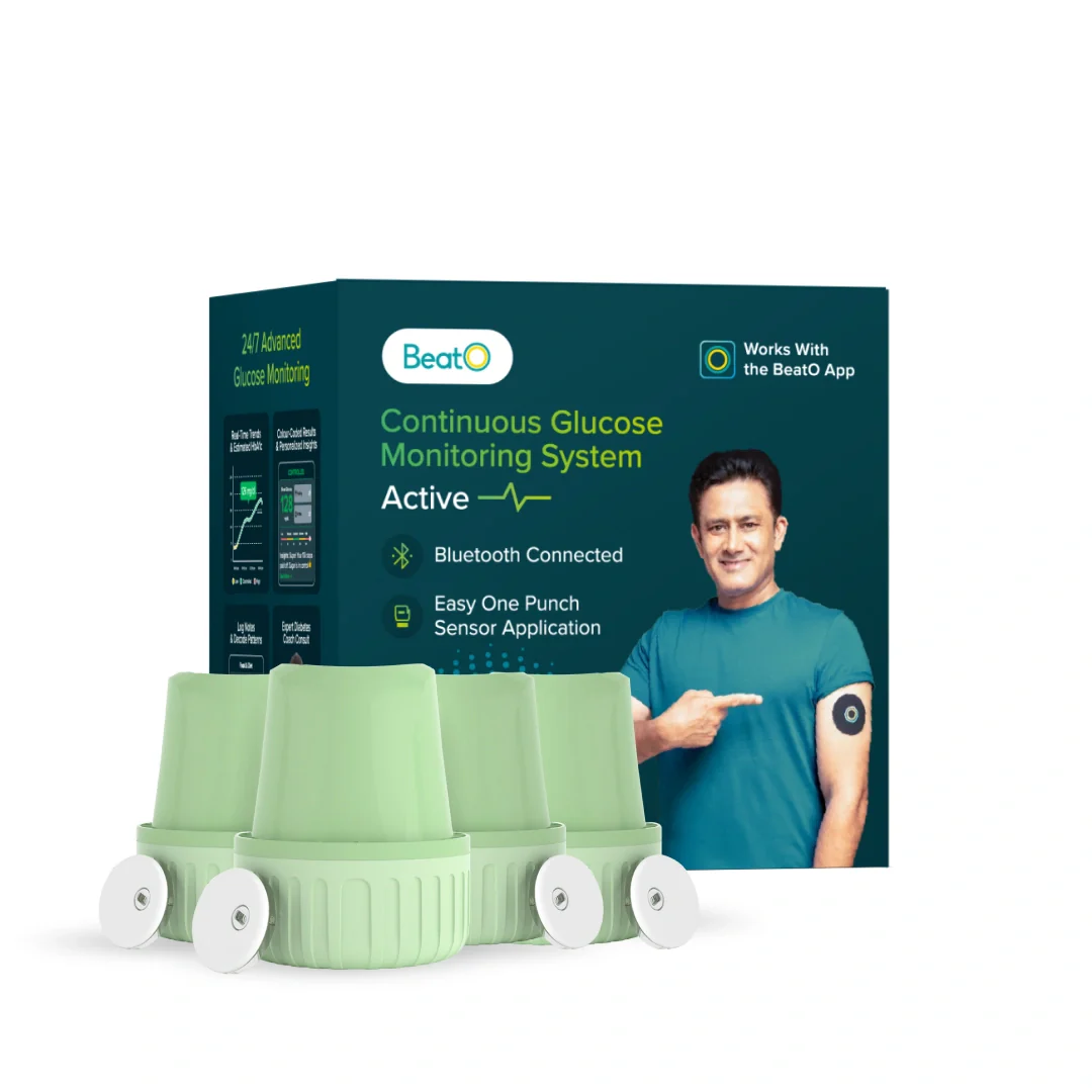 BeatO CGM Glucose Monitor for diabetes | Bluetooth Connected CGM Sugar Test Machine for home | 15-Day Glucose Tracking | No-Scan, One-Push Application - Image 14
