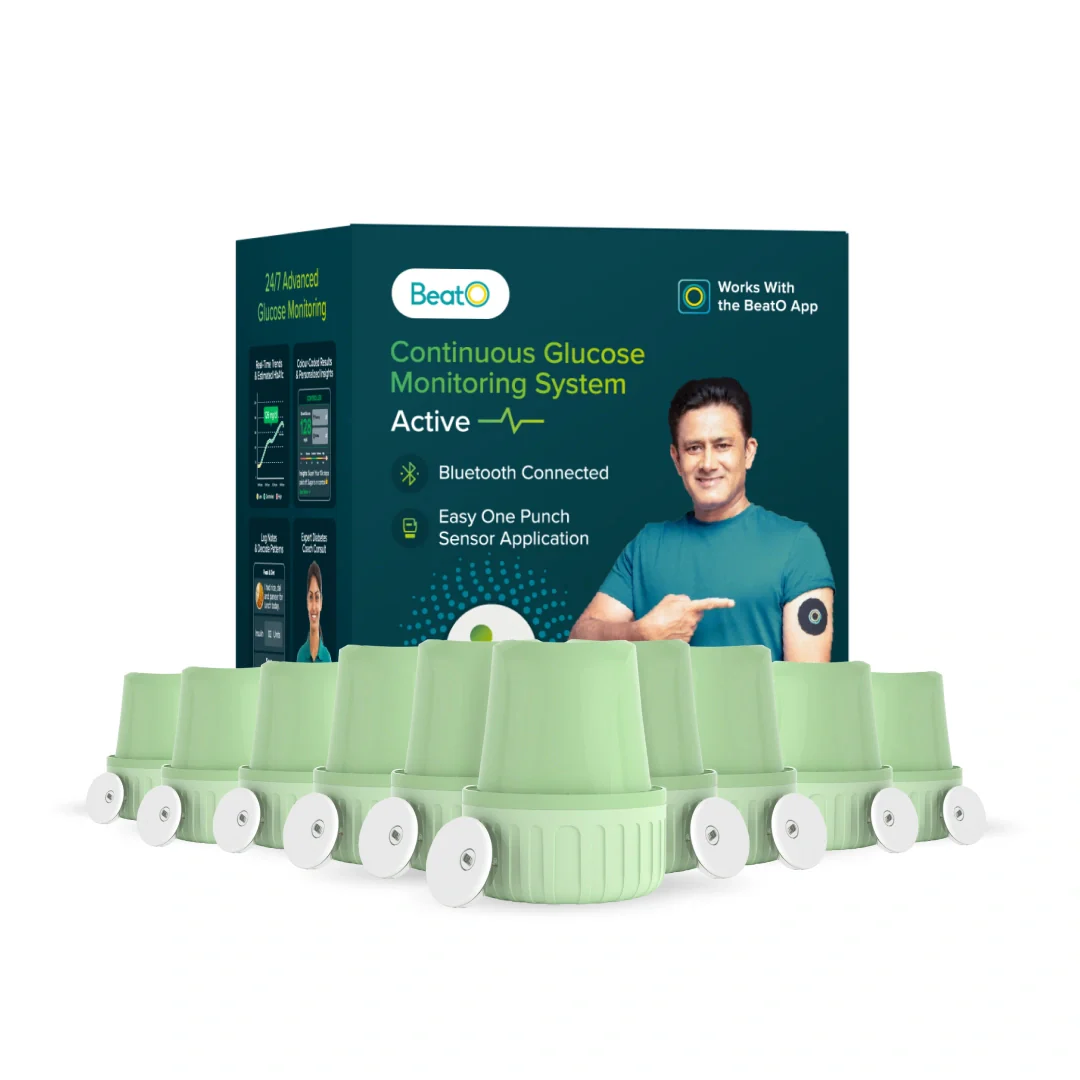 BeatO CGM Glucose Monitor for diabetes | Bluetooth Connected CGM Sugar Test Machine for home | 15-Day Glucose Tracking | No-Scan, One-Push Application - Image 19