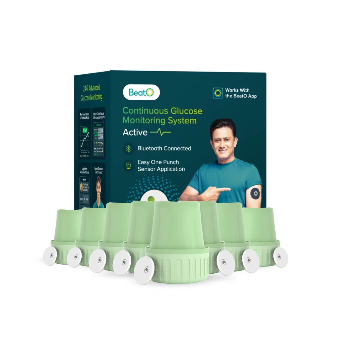 BeatO CGM Glucose Monitor for diabetes | Bluetooth Connected CGM Sugar Test Machine for home | 15-Day Glucose Tracking | No-Scan, One-Push Application - Image 20