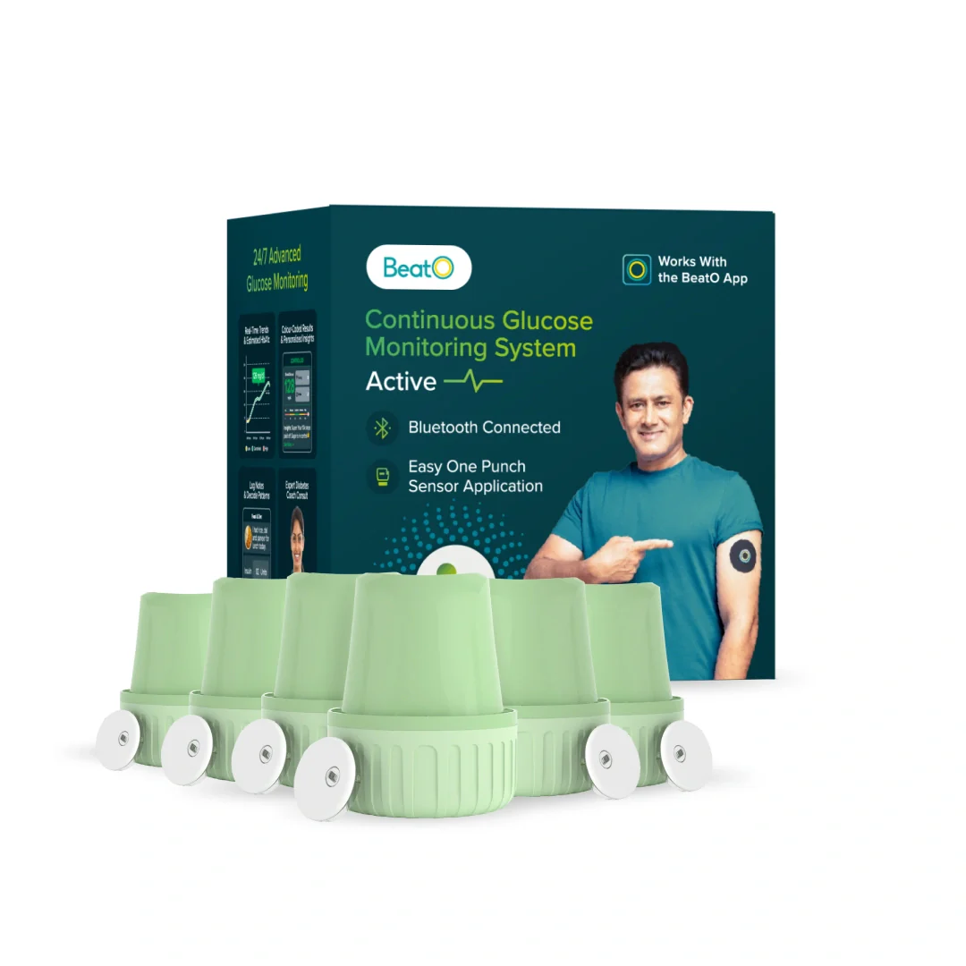 BeatO CGM Glucose Monitor for diabetes | Bluetooth Connected CGM Sugar Test Machine for home | 15-Day Glucose Tracking | No-Scan, One-Push Application - Image 21