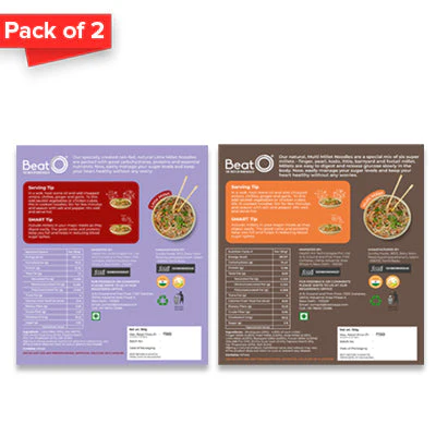 BeatO Healthy Noodles Combo Pack Little & Multi Millet - 300 g - Image 4