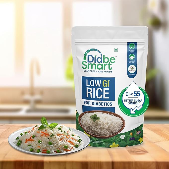 DiabeSmart Diabetic Control Rice 1kg | Low GL Diabetic Friendly Rice - Image 3