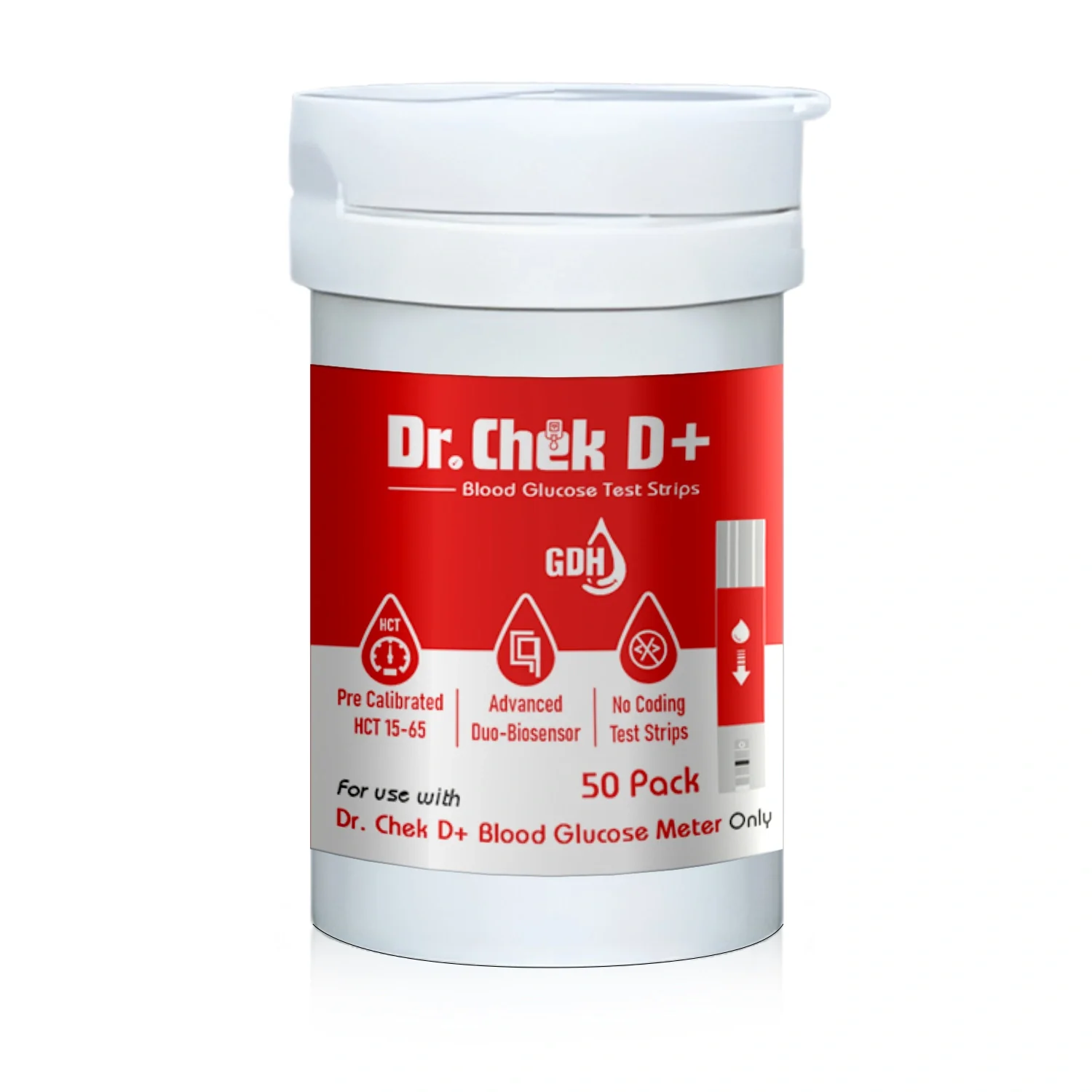 Dr. Chek D+ Blood Glucose Strips - Image 7