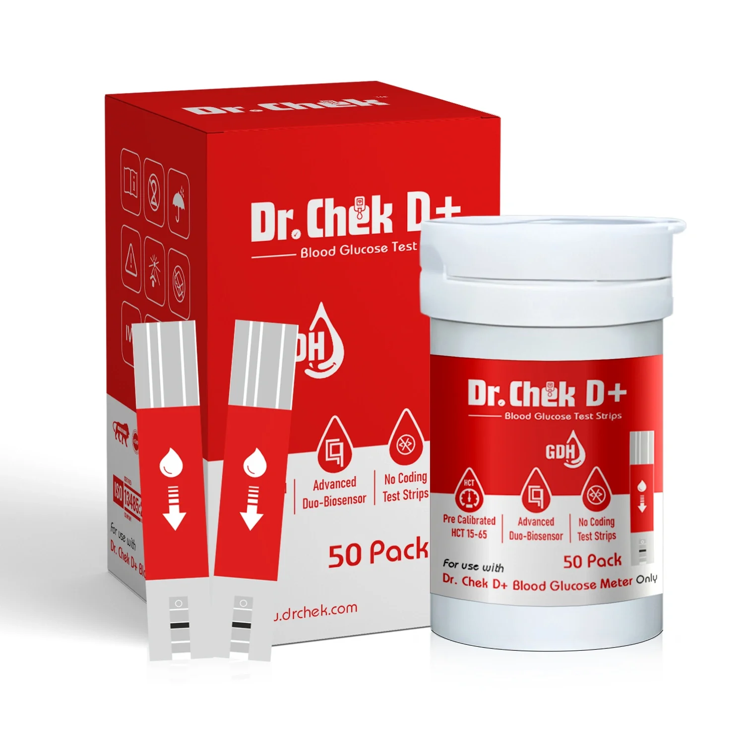 Dr. Chek D+ Blood Glucose Strips - Image 8
