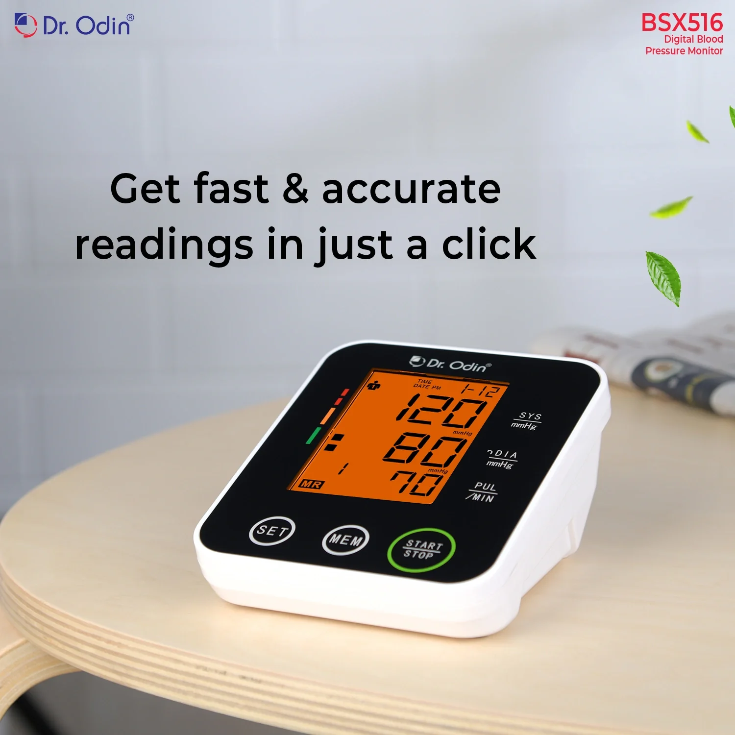 Dr. Odin BSX 516 Fully Automatic Digital BP Monitor - Image 13