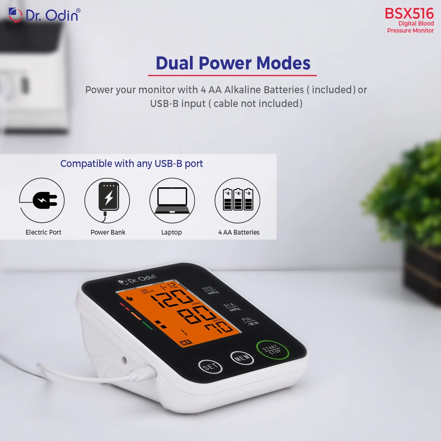 Dr. Odin BSX 516 Fully Automatic Digital BP Monitor - Image 14