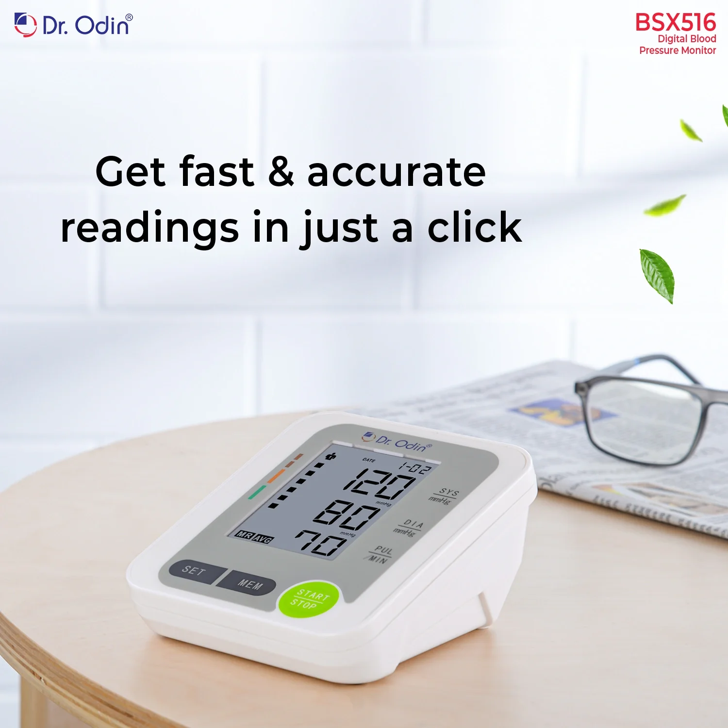 Dr. Odin BSX 516 Fully Automatic Digital BP Monitor - Image 5