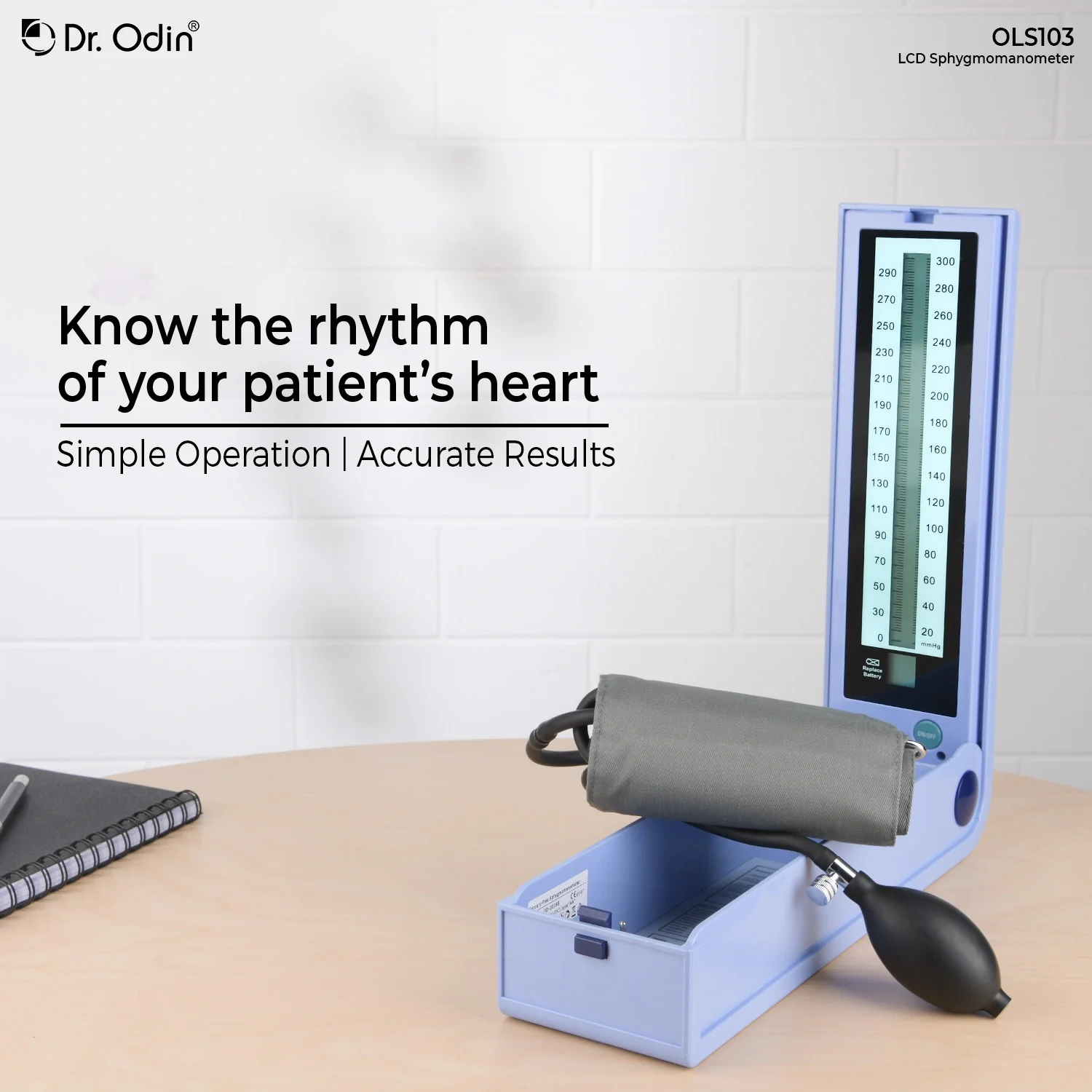 Dr. Odin LCD Mercury-Free Sphygmomanometer - BP Monitor OLS 103 - Image 6