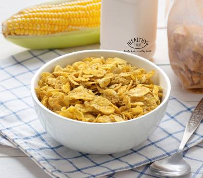 Healthy Treat Roasted Corn Flakes Namkeen - 100g - Image 3