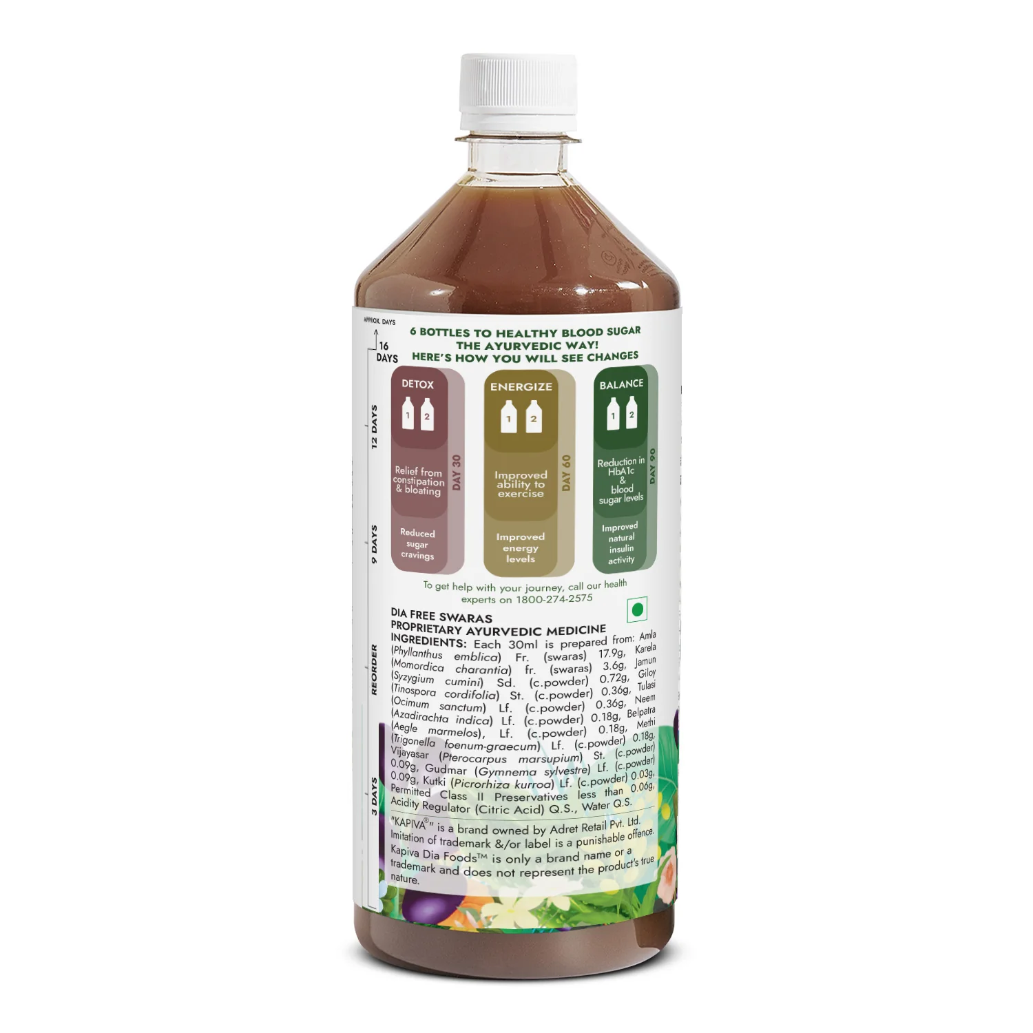 Kapiva's Dia Free Juice Improves Diabetes Care Ayurvedic Health Juice - Image 7