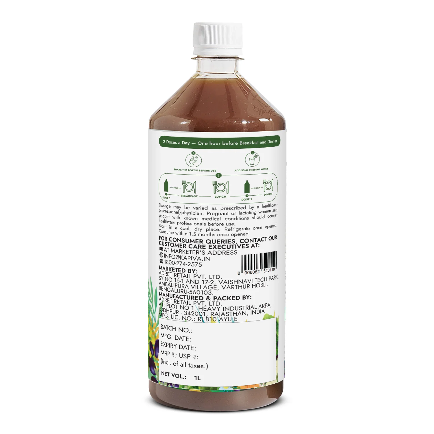 Kapiva's Dia Free Juice Improves Diabetes Care Ayurvedic Health Juice - Image 8