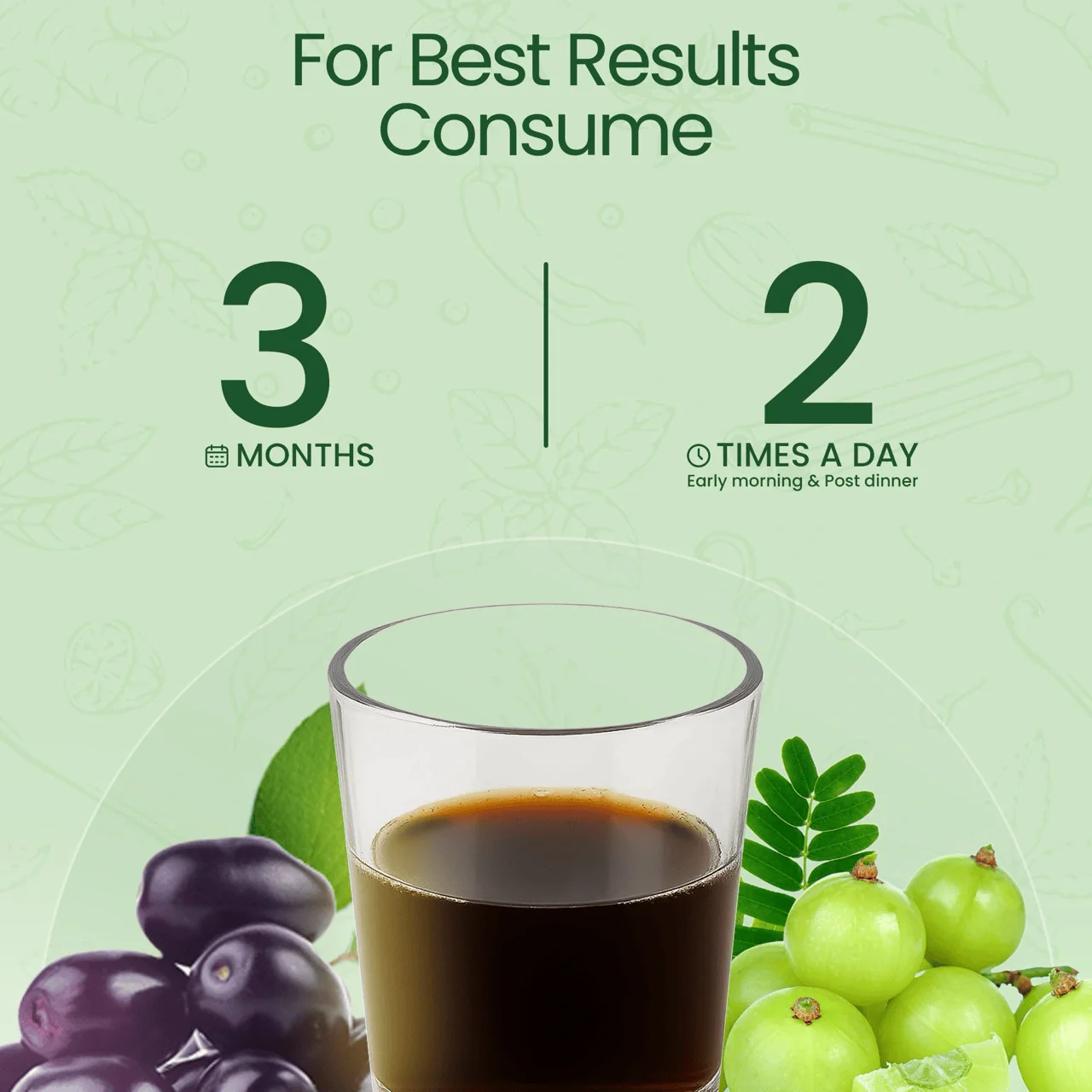 Krishna's Diabic Care Juice - 1000 ml | Blend of 11 herbs Methi, Amla, Karela, Jamun, Kutki, Guduchi & 5 other herbs to manage sugar levels | Health Drink | Made in India - Image 9