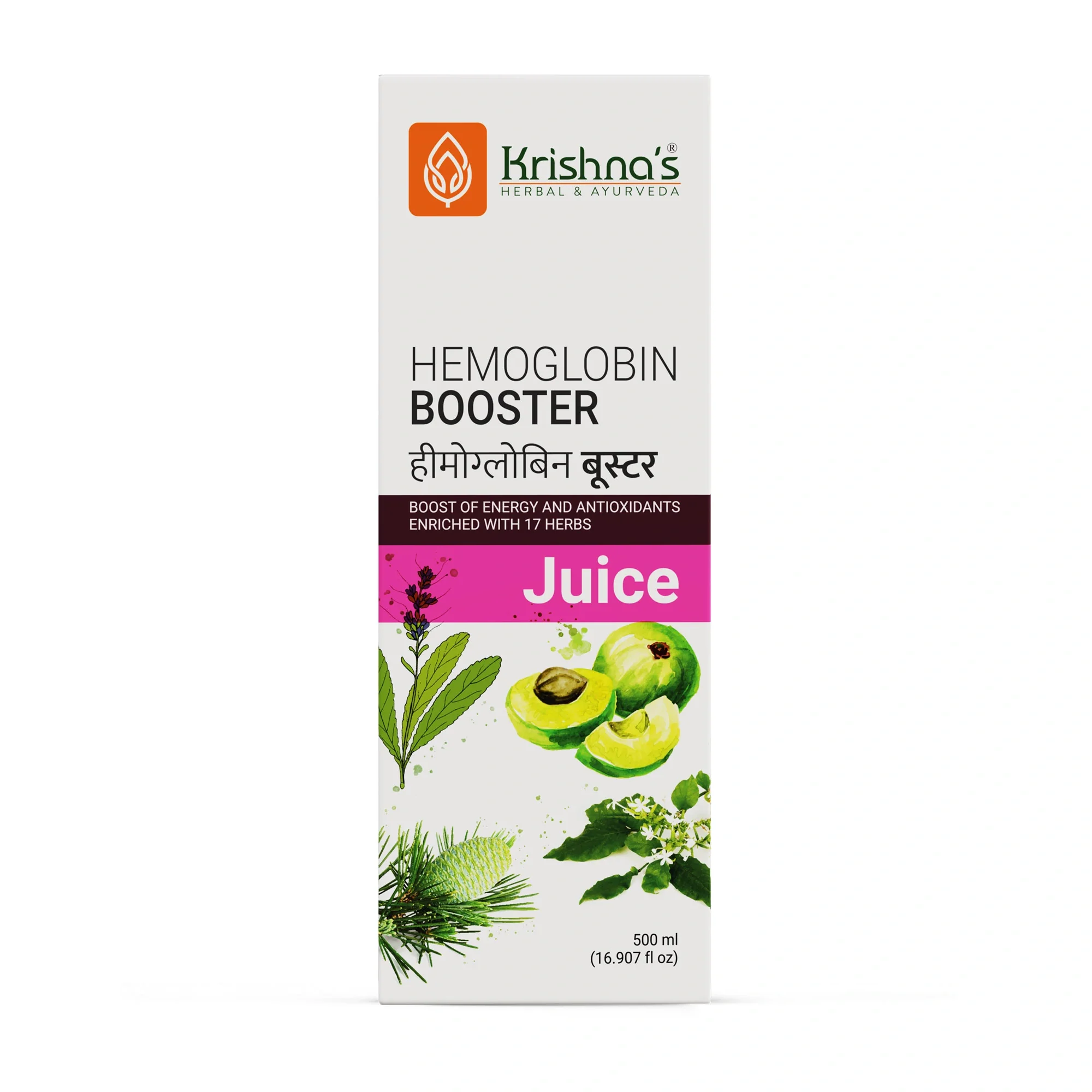 Krishna's Hemoglobin Booster Juice - 500 ml | Helps to improve your Haemoglobin Count | Goodness Dev Daru, Kutki, Amla & 13 other super herbs - Image 5