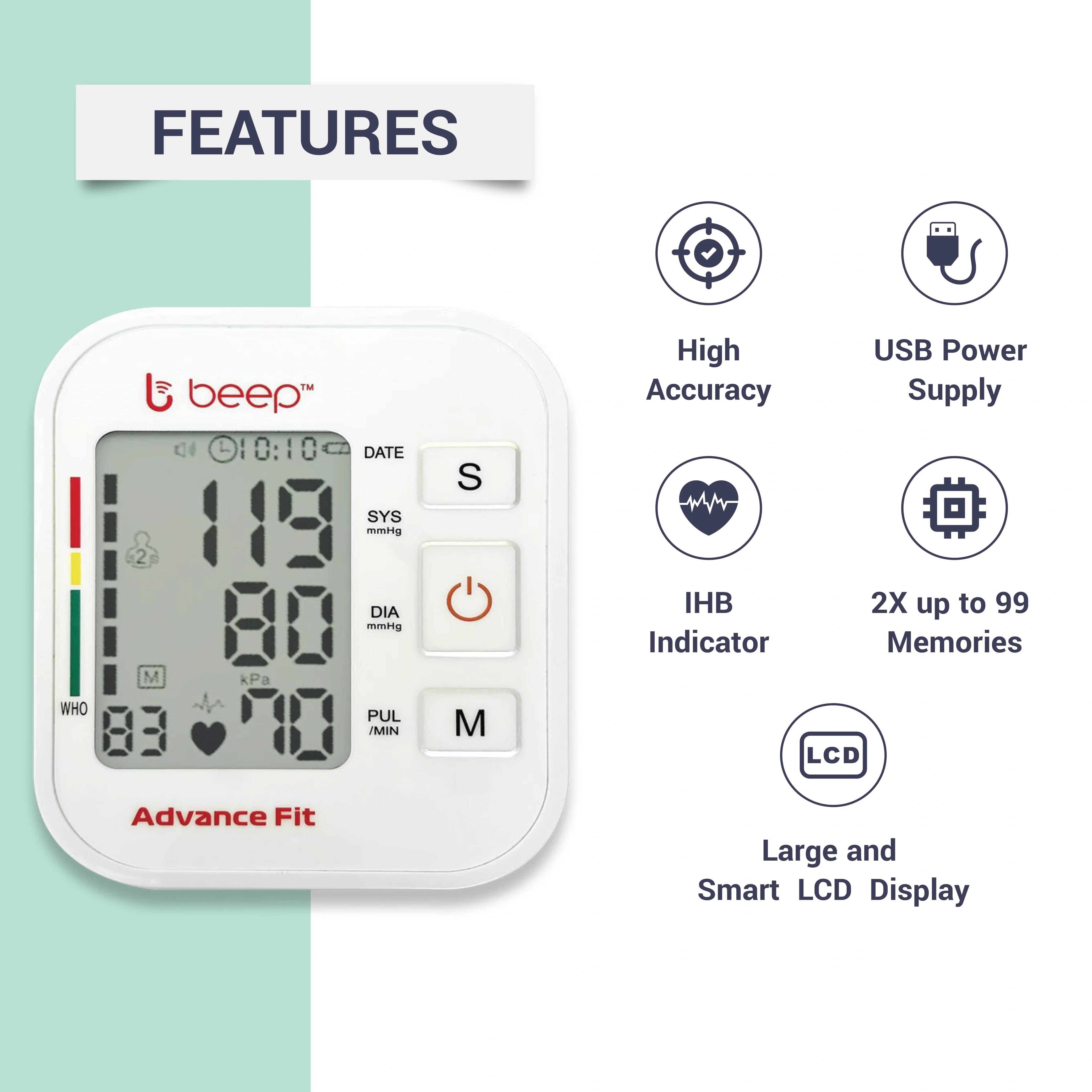 Livsure Beep 877YA Blood Pressure Monitor - Image 4