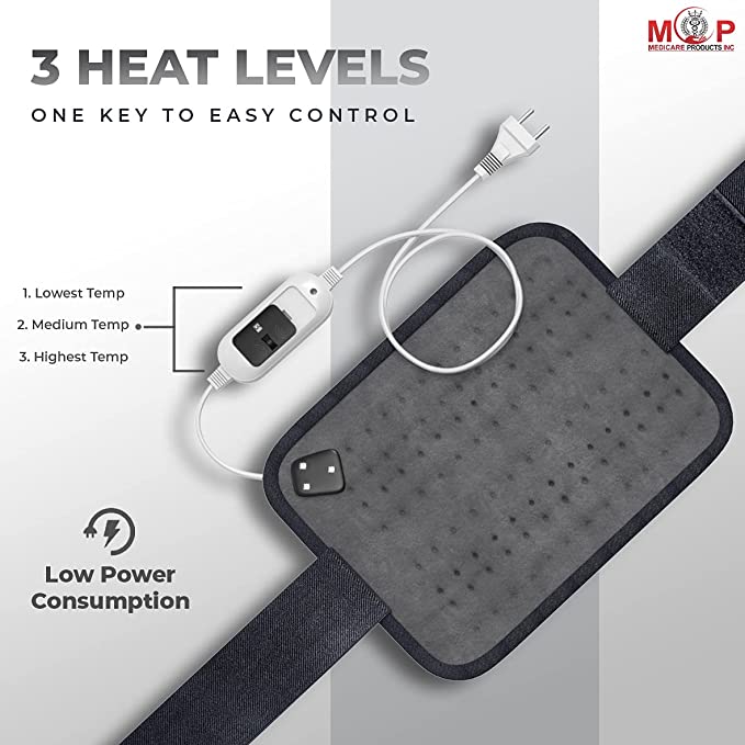 MCP Orthopedic Electric Heating Belt - Best in Lower Back, Waist & Shoulder (Velvet Multicolor) - Image 3
