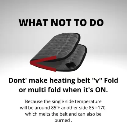 MCP Orthopedic Electric Heating Belt - Best in Lower Back, Waist & Shoulder (Velvet Multicolor) - Image 4