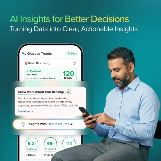 New BeatO CURV Glucometer FREE Strips & Lancets Type-C USB Connector | Android Only - Image 6