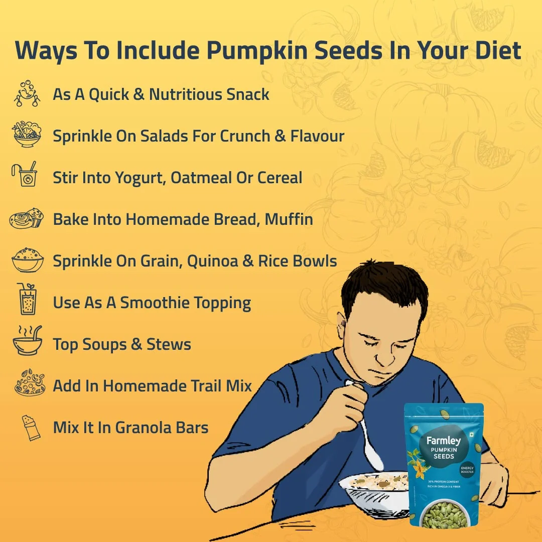 Premium Jumbo Pumpkin Seeds Farmley Standee Pouch - Image 6