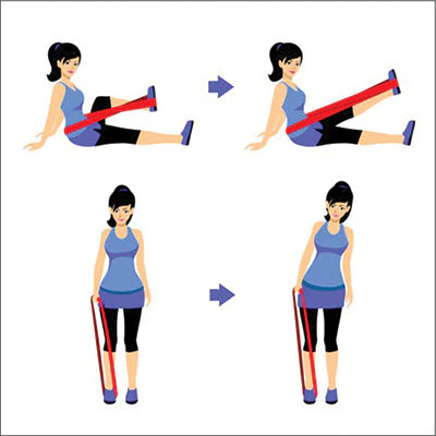 RGB's Resistance Band For Gym - Multicolour - Image 3