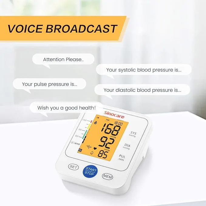 Sinocare BSX516 Blood Pressure Checking Machine - Image 5