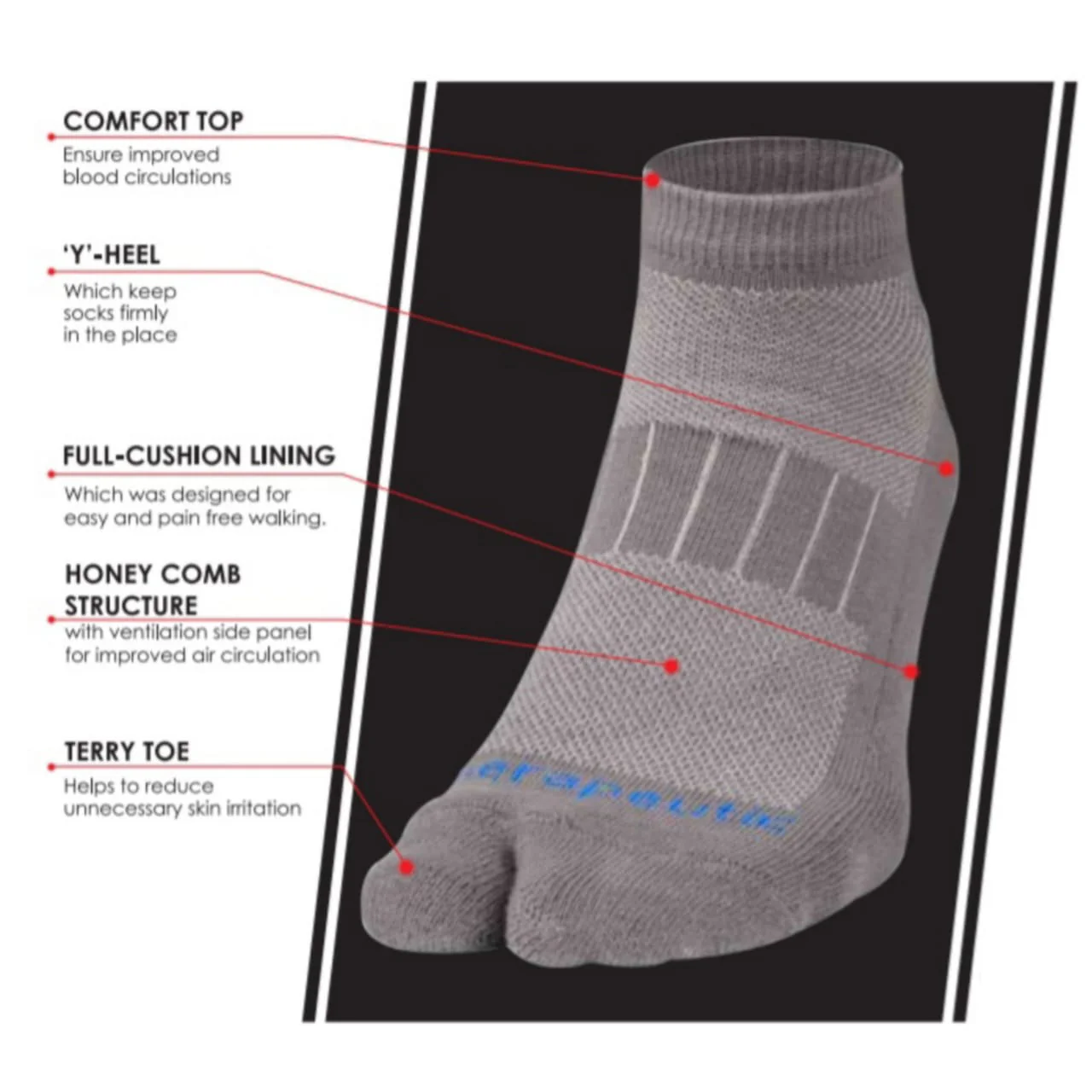 Summer Diabetic Socks - Therapeutic Version Multicolour Option - Image 3