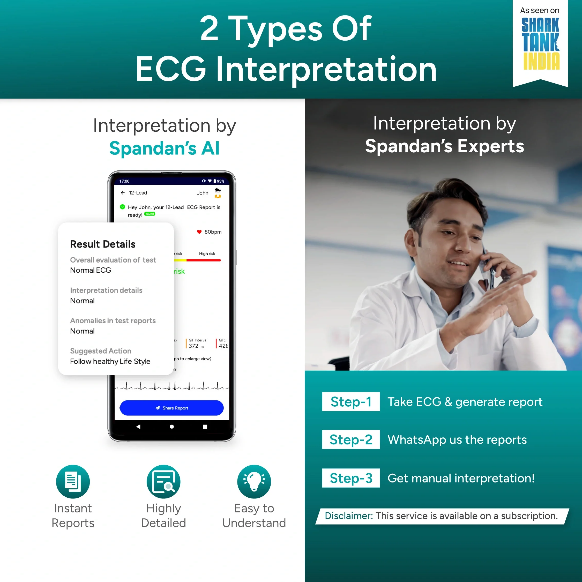 Sunfox Spandan Neo | ECG Device | Heart Rate Monitor - Image 5