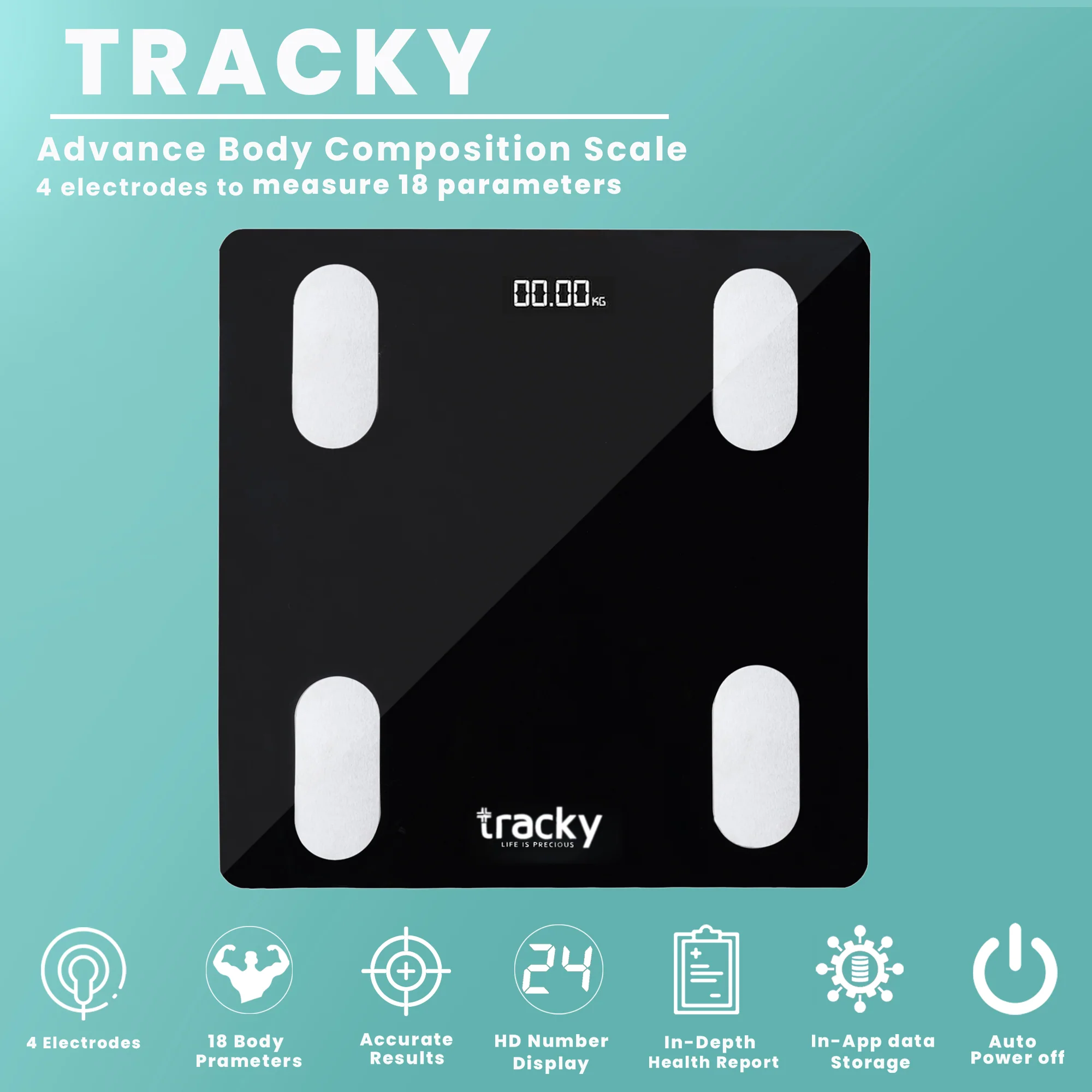 Tracky Advance Body Composition Scale - Image 5