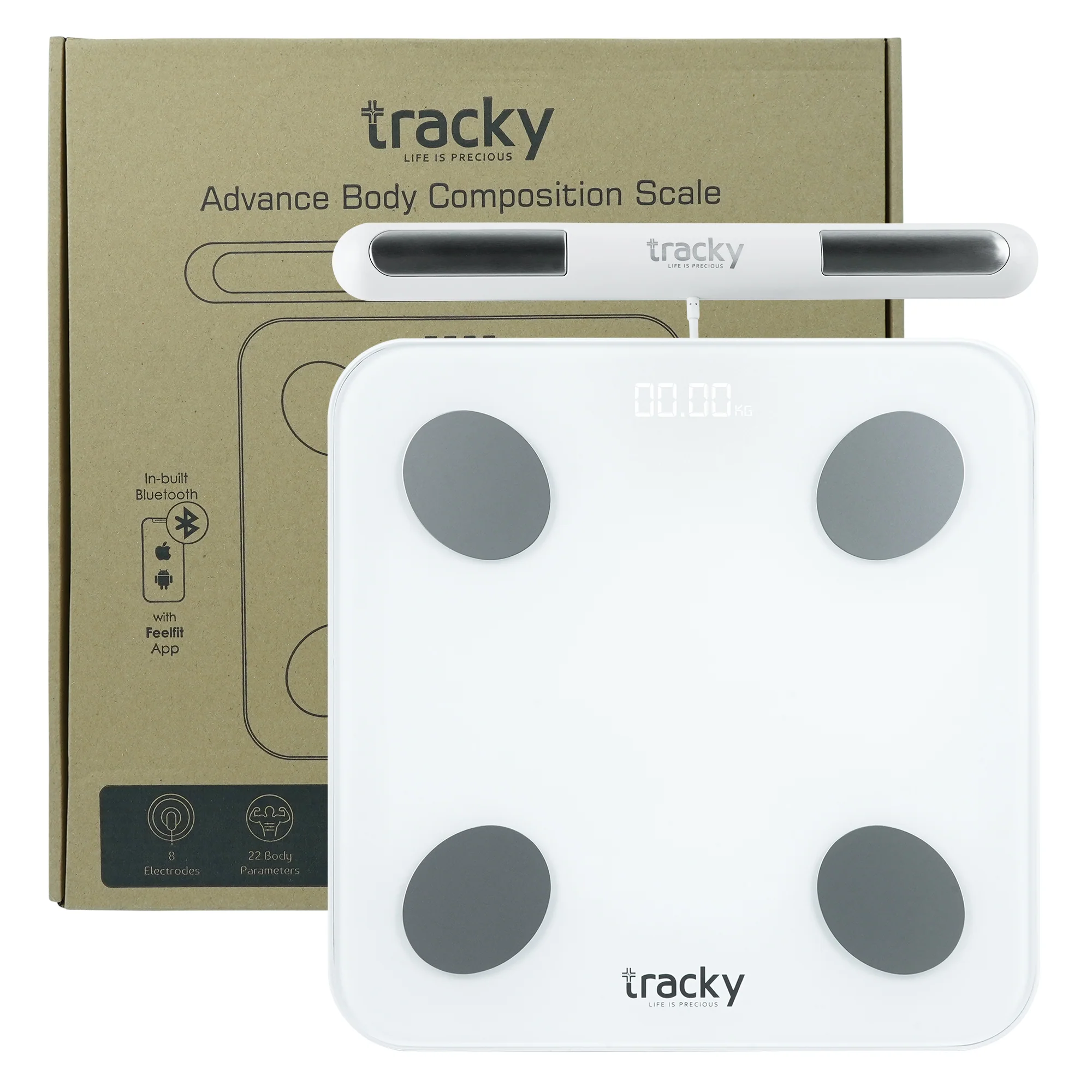 Tracky Advance Body Composition Scale with 8 Electrodes - Image 7