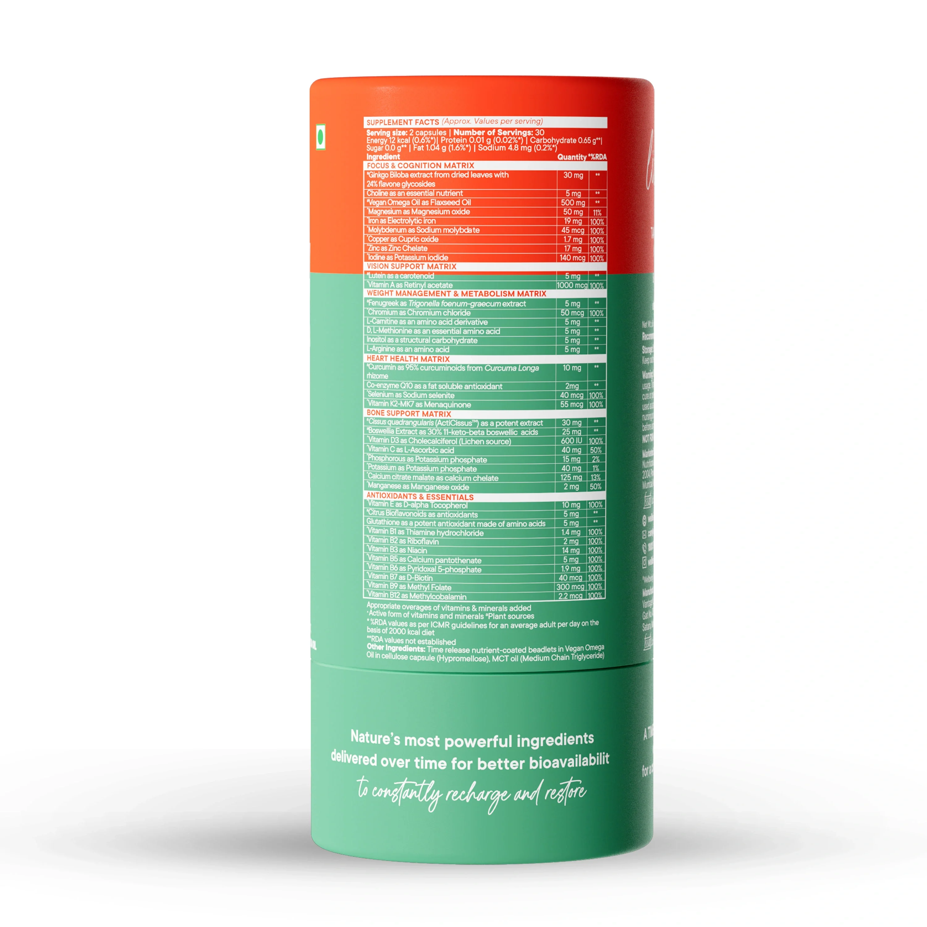 Wellbeing Nutrition Multi + Omega Adult 50+ (60 capsules) - Image 8