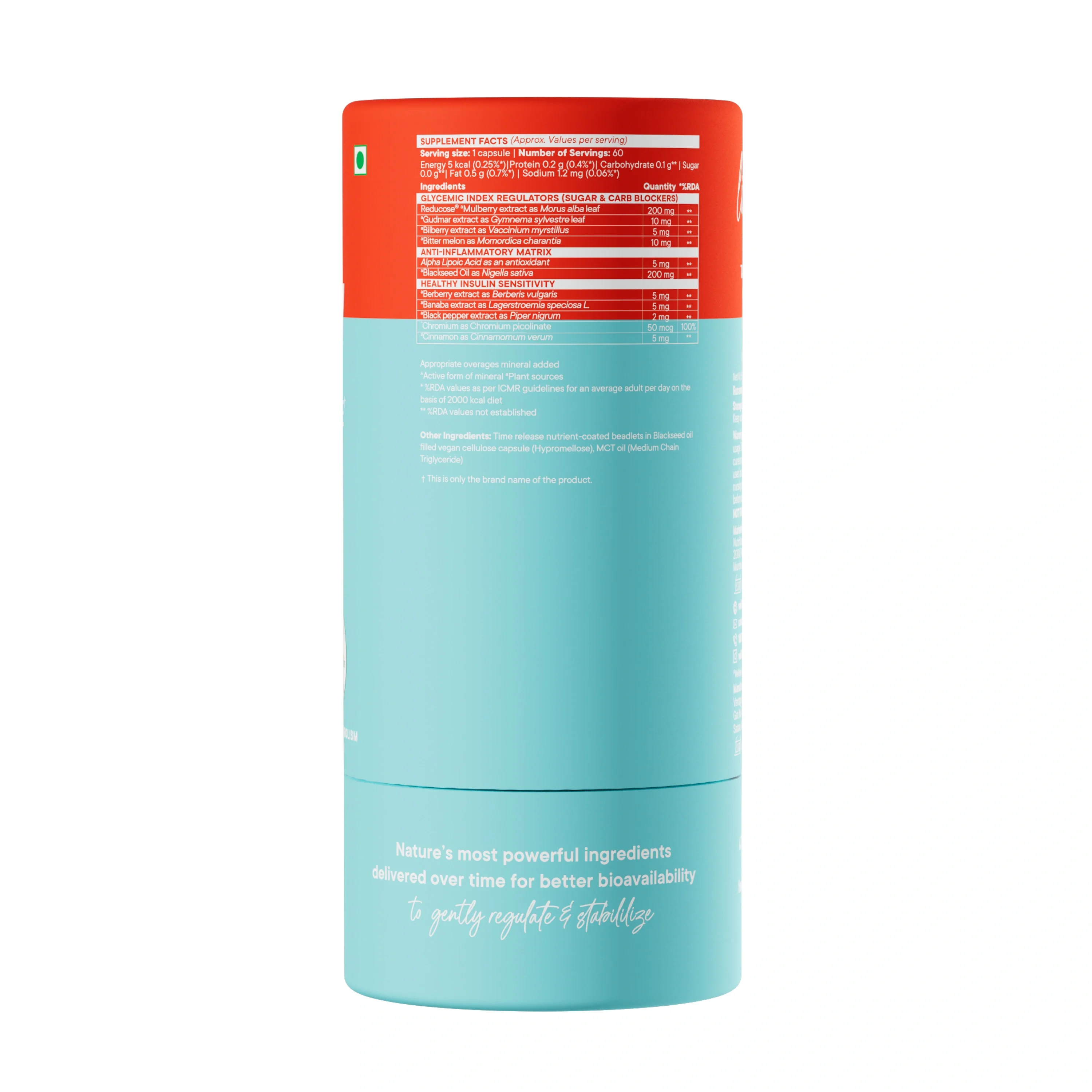 Wellbeing Nutrition Slow Diabetes (60 capsules) - Image 10