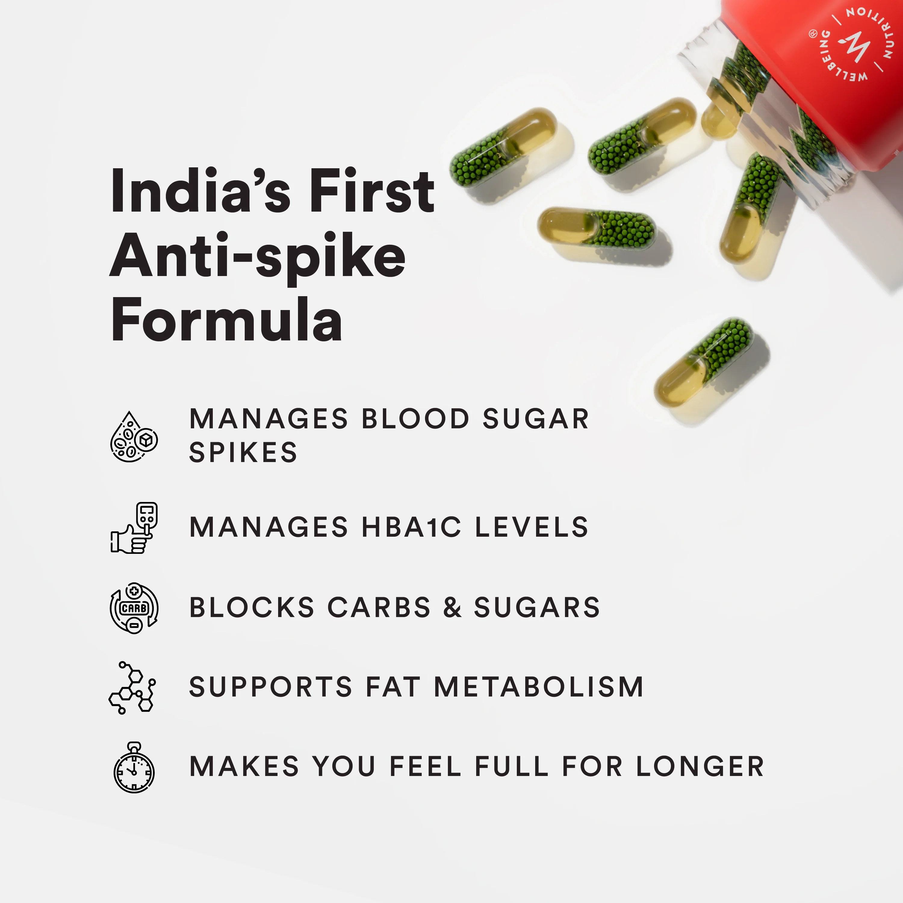 Wellbeing Nutrition Slow Diabetes (60 capsules) - Image 3